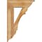Ekena Millwork Olympic Traditional Rough Sawn Bracket w/ Offset Brace, Western Red Cedar, 8"W x 24"D x 36"H BKT0806X24X36OLY01RWR - alternate 2